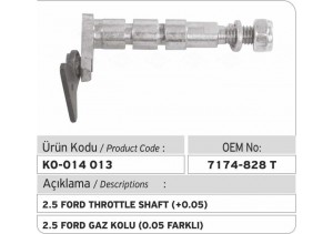 7174-828T Gaz Kolu (2.5 Ford + 0.05 farklı)